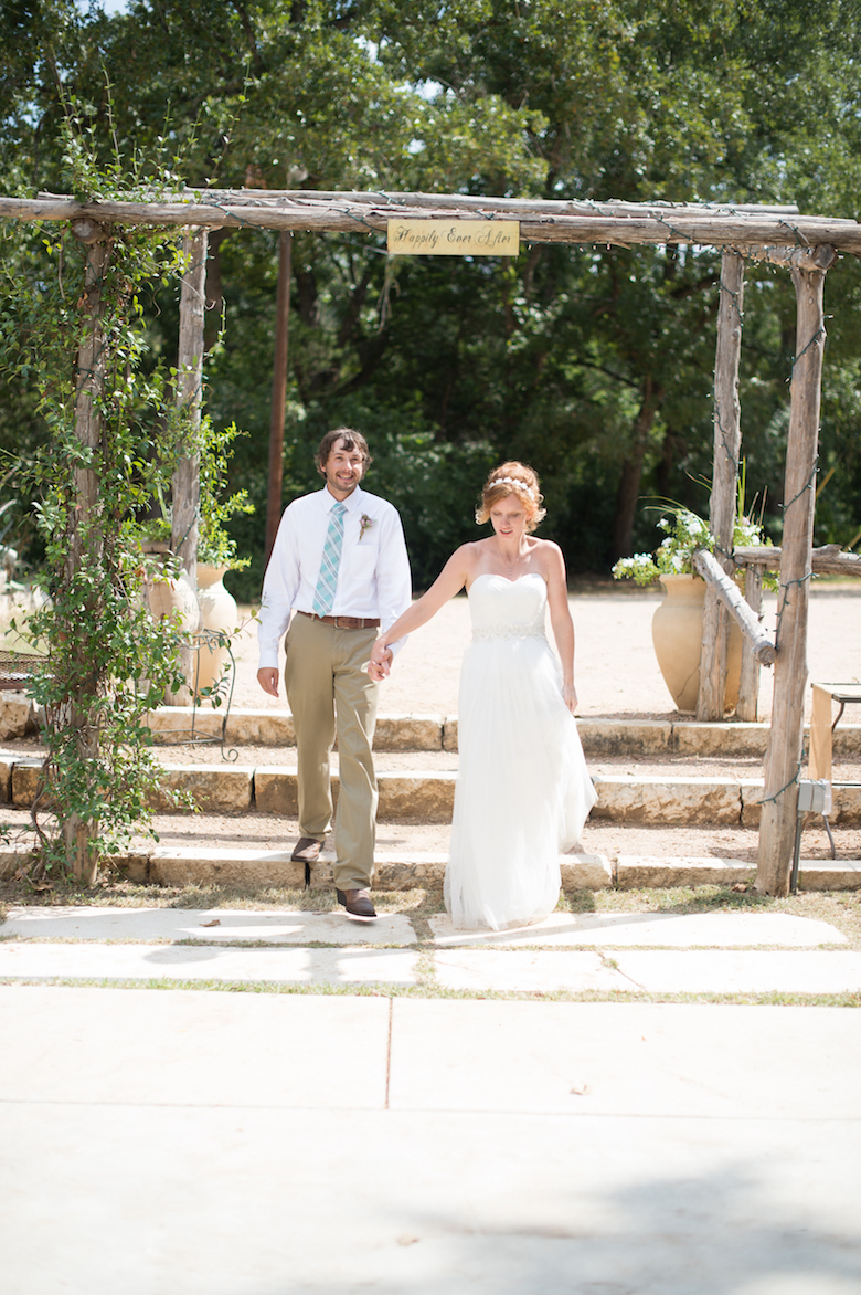 bride and groom entrance