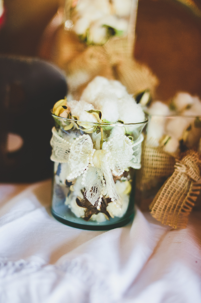 decorated wedding jars