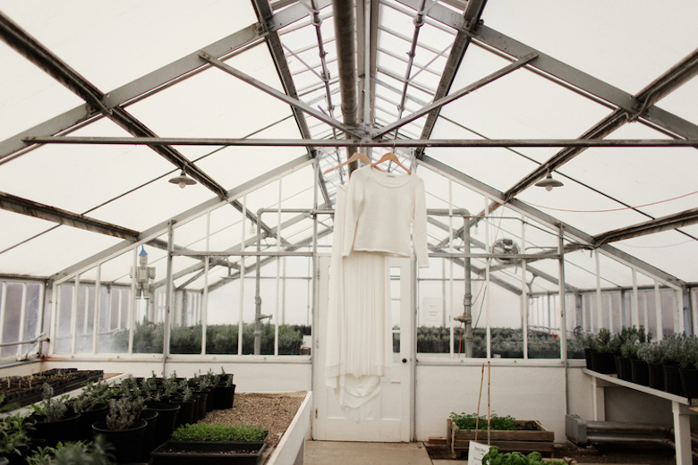 greenhouse bridal gown