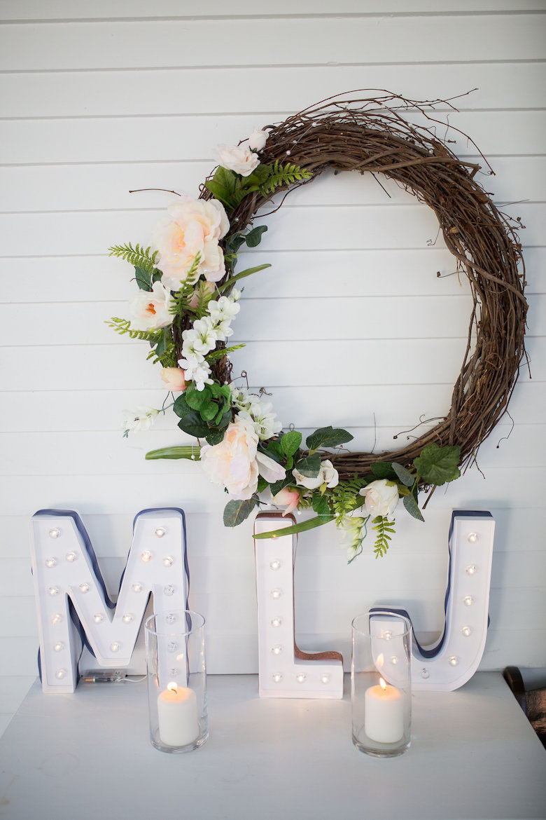 wedding candle decoration