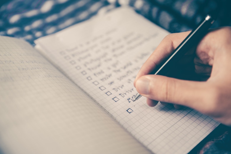 Making a wedding schedule