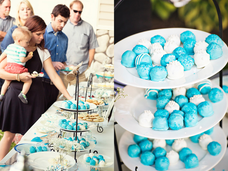 guests taking cake pops